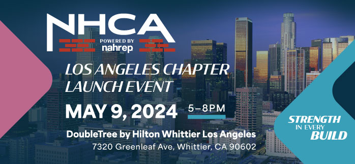 NHCA Los Angeles Chapter Launch event banner